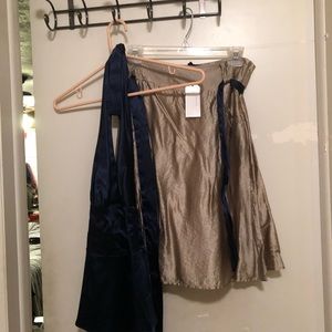 Skirt and Halter Top